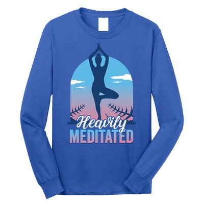 Buddhist Heavily Meditated Meditation Yoga Instructor Gift Long Sleeve Shirt