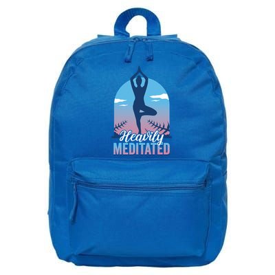 Buddhist Heavily Meditated Meditation Yoga Instructor Gift 16 in Basic Backpack