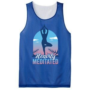 Buddhist Heavily Meditated Meditation Yoga Instructor Gift Mesh Reversible Basketball Jersey Tank