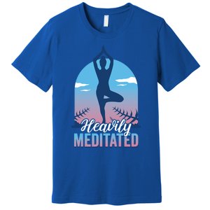 Buddhist Heavily Meditated Meditation Yoga Instructor Gift Premium T-Shirt