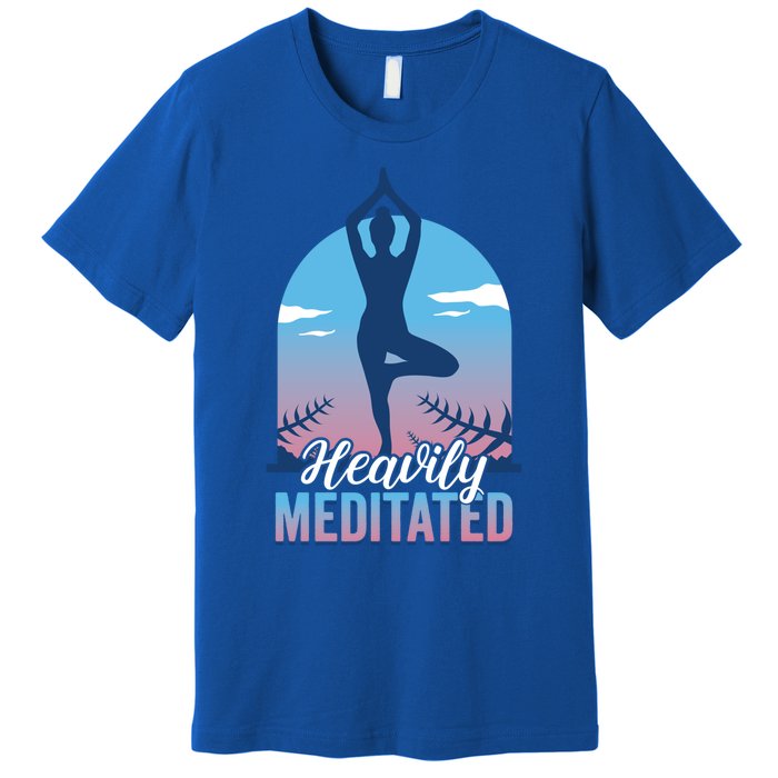 Buddhist Heavily Meditated Meditation Yoga Instructor Gift Premium T-Shirt