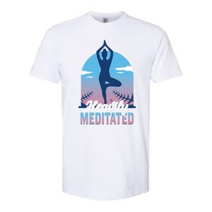 Buddhist Heavily Meditated Meditation Yoga Instructor Gift Softstyle CVC T-Shirt