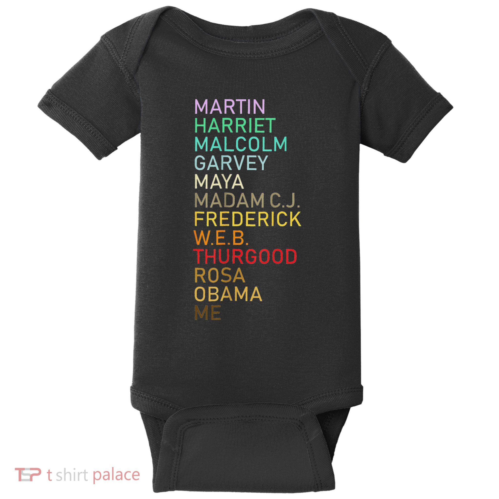 Black History Month Black LeaderS Baby Bodysuit
