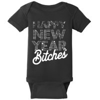 Bling Happy New Year Bitches Happy New Year Premium Baby Bodysuit