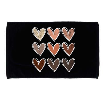 Beauty Has No Skin Tone Black History Melanin African Gift Microfiber Hand Towel