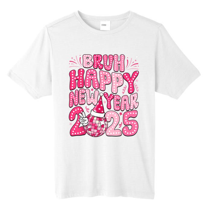 Bruh Happy New Year 2025 Family New Years Eve Party Girl Tall Fusion ChromaSoft Performance T-Shirt