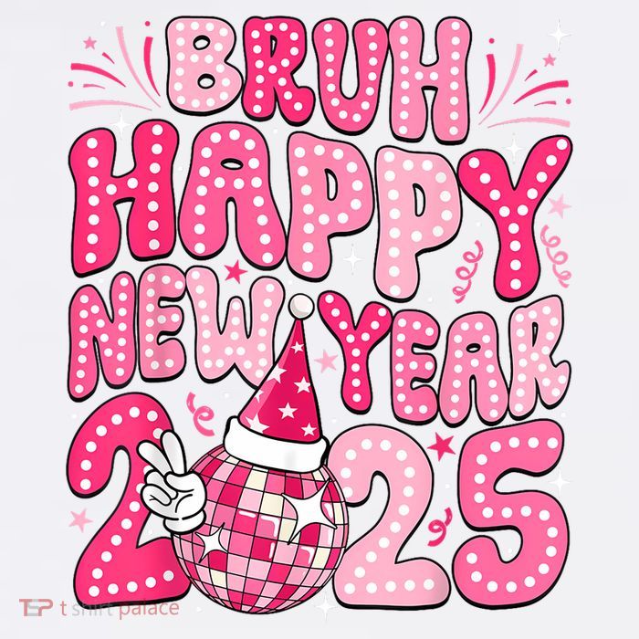 Bruh Happy New Year 2025 Family New Years Eve Party Girl Premium T-Shirt