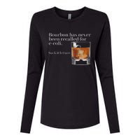 Bourbon Has Never Been Recalled For Ecoli Suck It Lettuce Womens Cotton Relaxed Long Sleeve T-Shirt