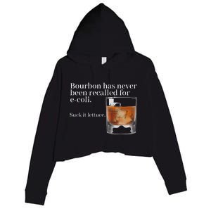 Bourbon Has Never Been Recalled For Ecoli Suck It Lettuce Crop Fleece Hoodie