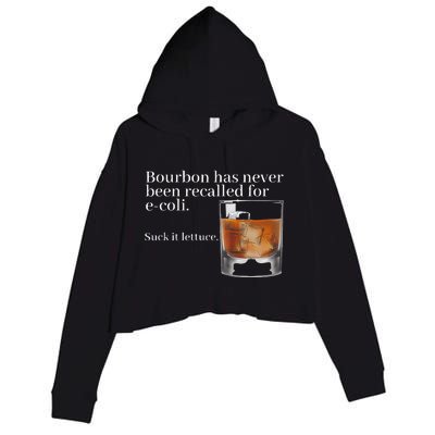 Bourbon Has Never Been Recalled For Ecoli Suck It Lettuce Crop Fleece Hoodie