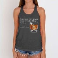 Bourbon Has Never Been Recalled For Ecoli Suck It Lettuce Women's Knotted Racerback Tank