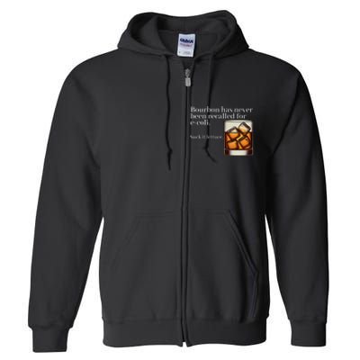 Bourbon Has Never Been Recalled For Ecoli Suck It Lettuce Full Zip Hoodie