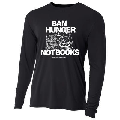 Ban Hunger Not Books Democraticgovernors Cooling Performance Long Sleeve Crew