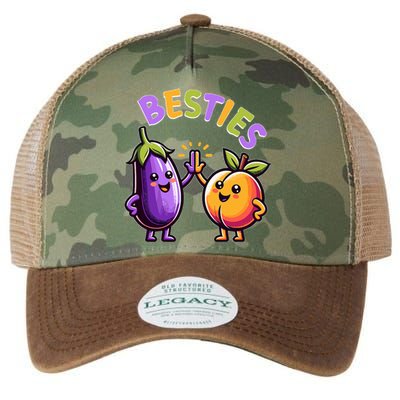 Besties Hilarious Naughty Humor Joke Saying Gag  Legacy Tie Dye Trucker Hat