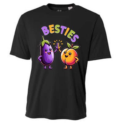 Besties Hilarious Naughty Humor Joke Saying Gag  Cooling Performance Crew T-Shirt