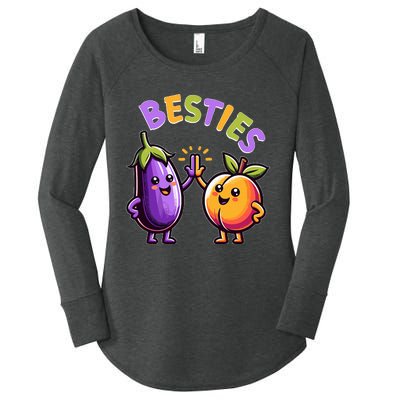 Besties Hilarious Naughty Humor Joke Saying Gag  Women's Perfect Tri Tunic Long Sleeve Shirt