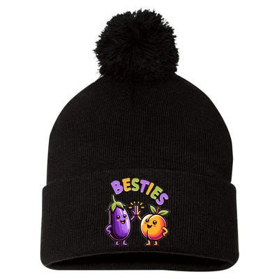 Besties Hilarious Naughty Humor Joke Saying Gag  Pom Pom 12in Knit Beanie