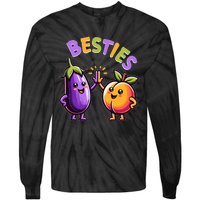 Besties Hilarious Naughty Humor Joke Saying Gag  Tie-Dye Long Sleeve Shirt