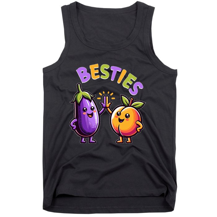 Besties Hilarious Naughty Humor Joke Saying Gag  Tank Top