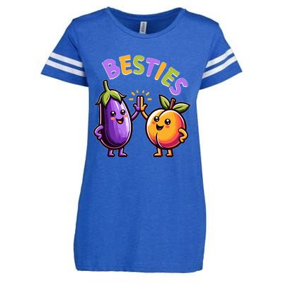 Besties Hilarious Naughty Humor Joke Saying Gag  Enza Ladies Jersey Football T-Shirt