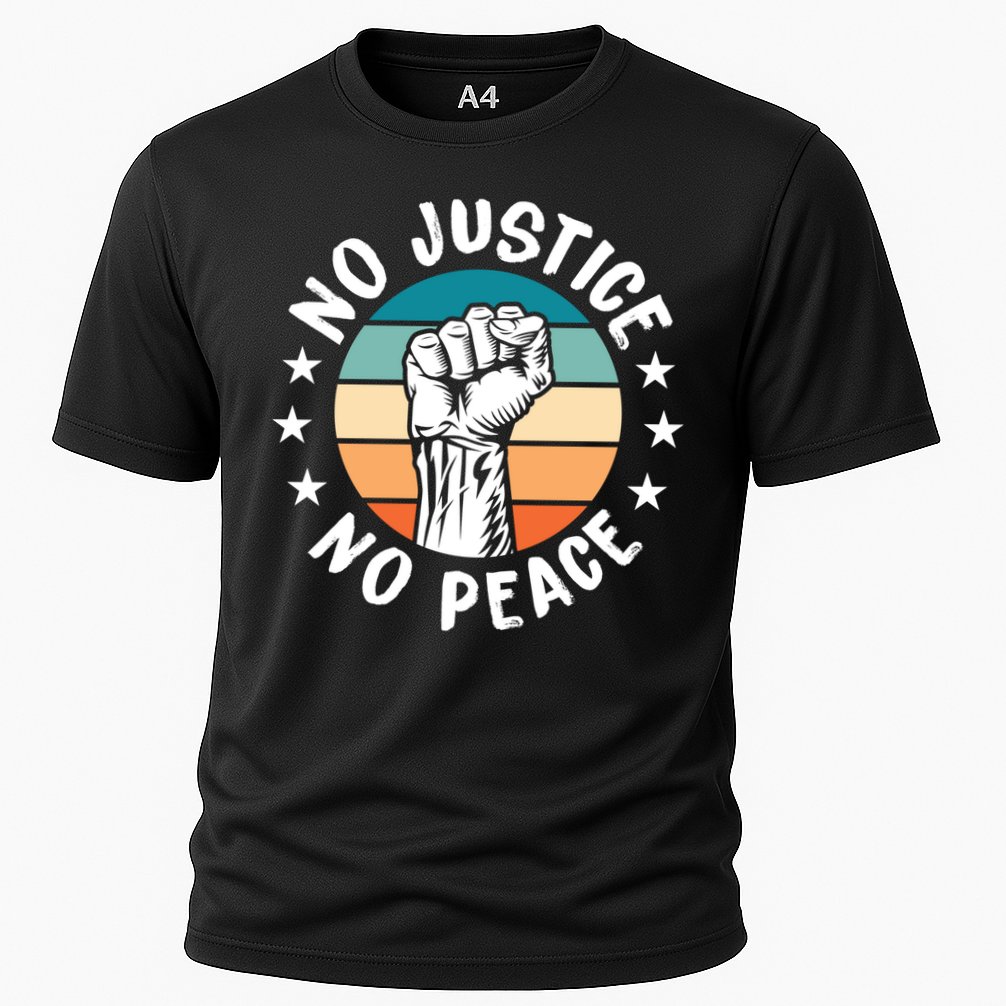 Black History No Peace No Justice African American Funny Gift Performance Shirt
