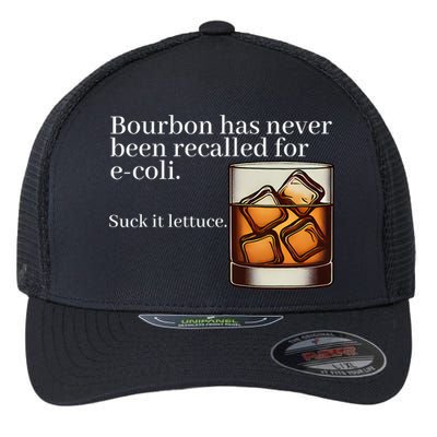 Bourbon Has Never Been Recalled For Ecoli Suck It Lettuce Flexfit Unipanel Trucker Cap