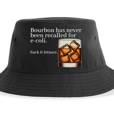 Bourbon Has Never Been Recalled For Ecoli Suck It Lettuce Sustainable Bucket Hat