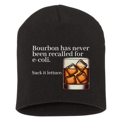 Bourbon Has Never Been Recalled For Ecoli Suck It Lettuce Short Acrylic Beanie