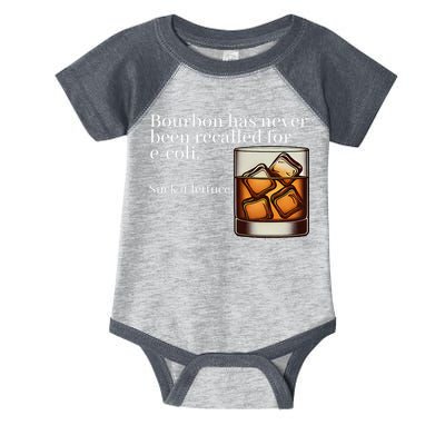 Bourbon Has Never Been Recalled For Ecoli Suck It Lettuce Infant Baby Jersey Bodysuit