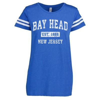 Bay Head New Jersey Nj Vintage Sports Enza Ladies Jersey Football T-Shirt