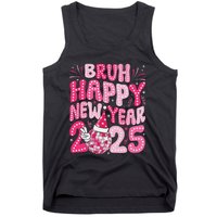 Bruh Happy New Year 2025 Family New Years Eve Party Girl Tank Top