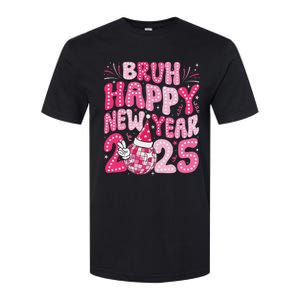 Bruh Happy New Year 2025 Family New Years Eve Party Girl Softstyle CVC T-Shirt