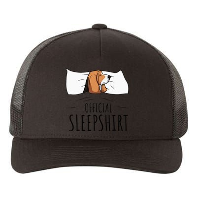 Basset Hound Official Sleep Yupoong Adult 5-Panel Trucker Hat