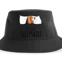 Basset Hound Official Sleep Sustainable Bucket Hat