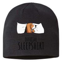 Basset Hound Official Sleep Sustainable Beanie