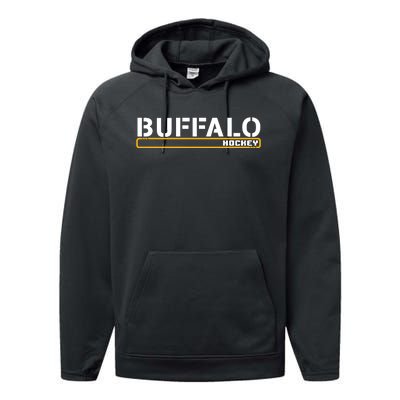 Buffalo Hockey | Off Ice Training Fan Gear Performance Fleece Hoodie