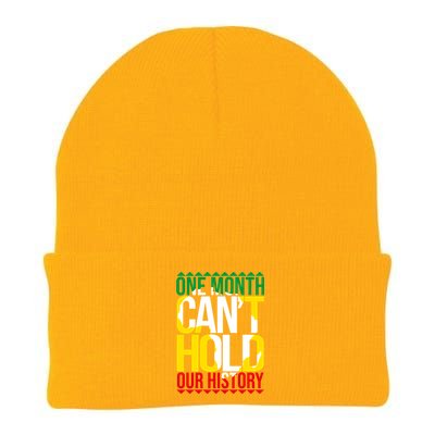 Black History One Month Can't Hold Our History African Pride Cute Gift Knit Cap Winter Beanie