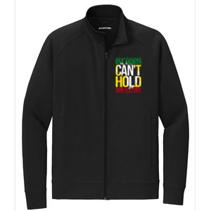 Black History One Month Can't Hold Our History African Pride Cute Gift Stretch Full-Zip Cadet Jacket