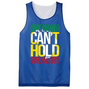 Black History One Month Can't Hold Our History African Pride Cute Gift Mesh Reversible Basketball Jersey Tank