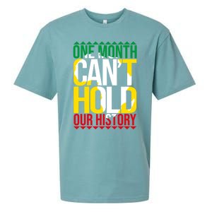 Black History One Month Can't Hold Our History African Pride Cute Gift Sueded Cloud Jersey T-Shirt