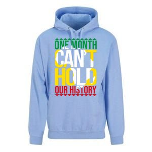 Black History One Month Can't Hold Our History African Pride Cute Gift Unisex Surf Hoodie