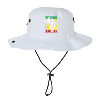 Black History One Month Can't Hold Our History African Pride Cute Gift Legacy Cool Fit Booney Bucket Hat