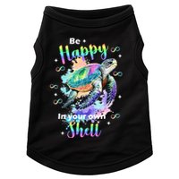 Be Happy On Your Own Colorful Turtle Self Love Doggie Tank