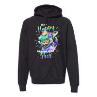 Be Happy On Your Own Colorful Turtle Self Love Premium Hoodie