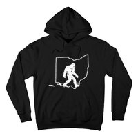 Bigfoot Hunter Ohio Retro Pride Hoodie