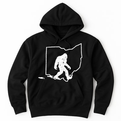 Bigfoot Hunter Ohio Retro Pride Hoodie