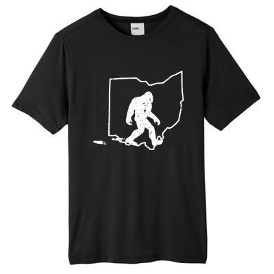 Bigfoot Hunter Ohio Retro Pride Tall Fusion ChromaSoft Performance T-Shirt