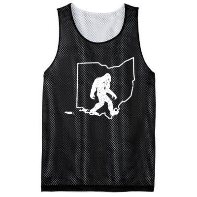 Bigfoot Hunter Ohio Retro Pride Mesh Reversible Basketball Jersey Tank