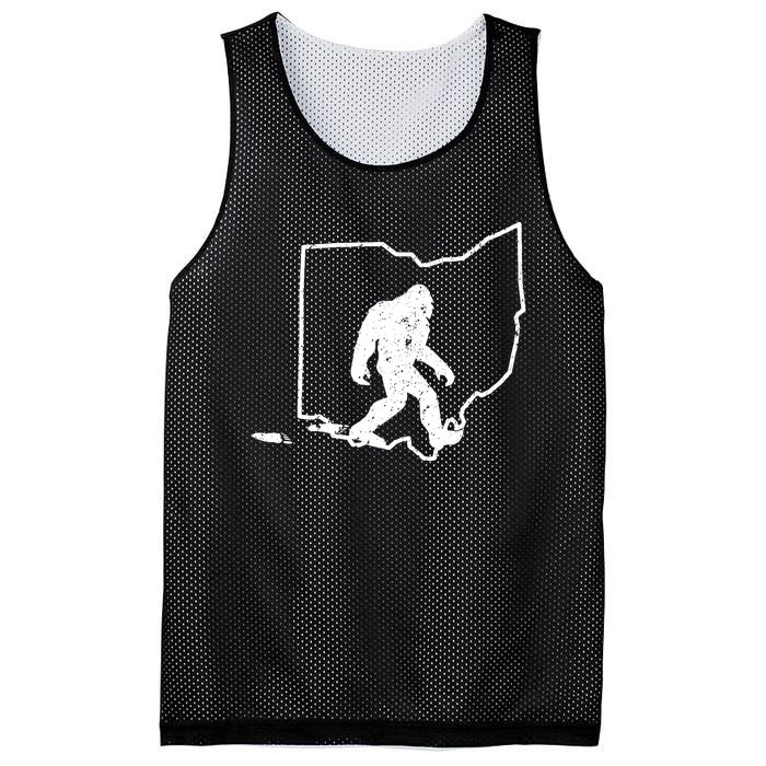 Bigfoot Hunter Ohio Retro Pride Mesh Reversible Basketball Jersey Tank