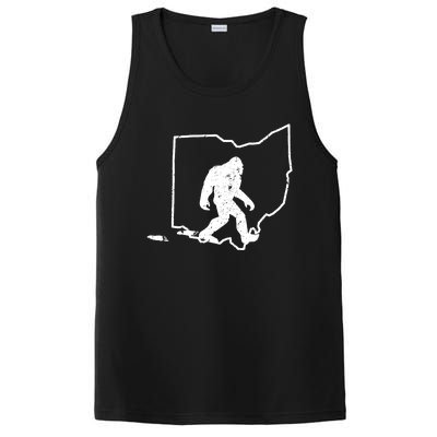 Bigfoot Hunter Ohio Retro Pride PosiCharge Competitor Tank